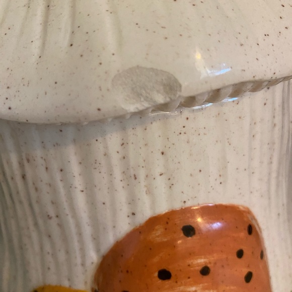 🍄‍🟫Set of 4 Arnels Mushroom Canister Set from the 70s - Picture 2 of 2